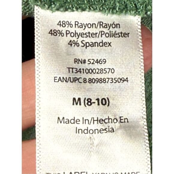 B23 - Time and Tru green long sleeve T-shirt size medium - Picture 5 of 7